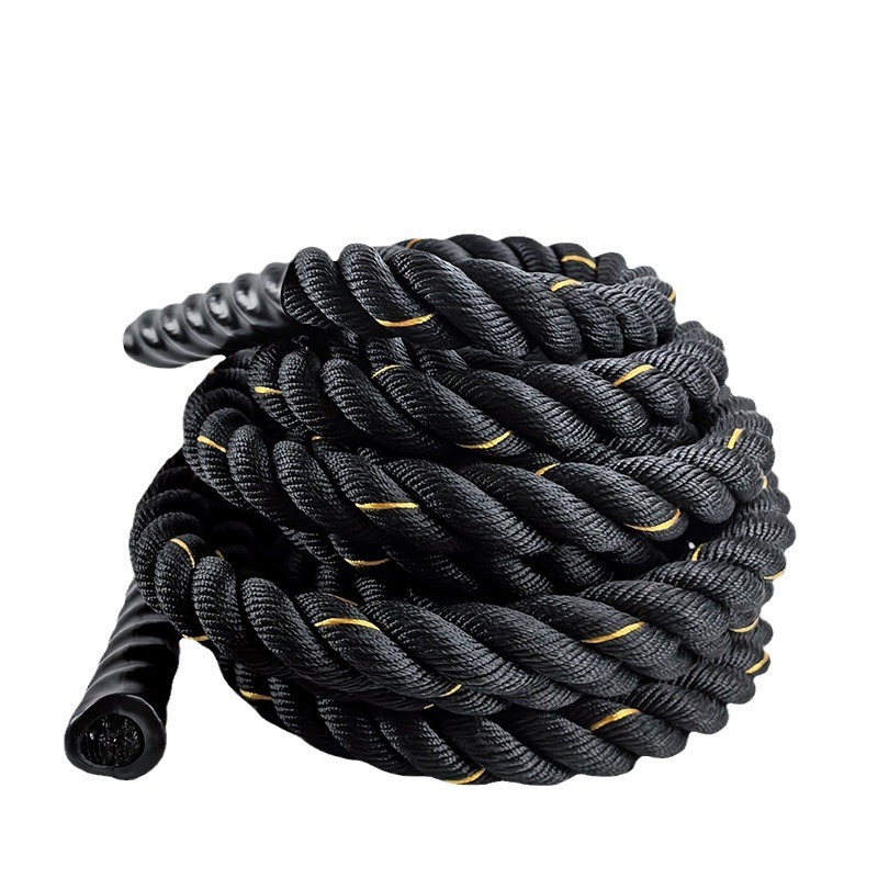 Battle Rope Exercise - 체육관 유산소 운동 배틀 로프 피트니스