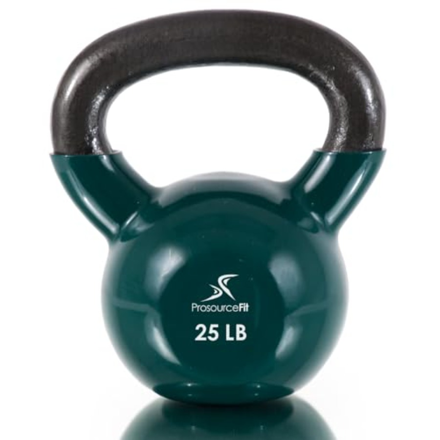 Kettlebell - 비닐 코팅 주철 케틀벨, 전신 피트니스