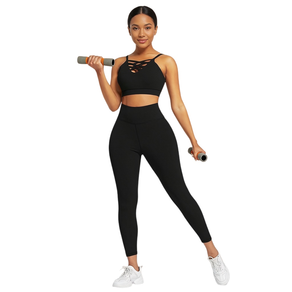 Yoga & Fitness With Denise - 여성용 요가 피트니스 세트 3종 -