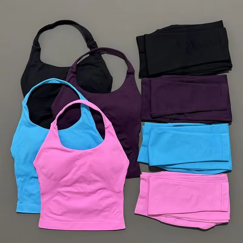 Yoga Fitness Kleidung - 2피스 여성용 스포츠웨어 요가 세트 짐웨어