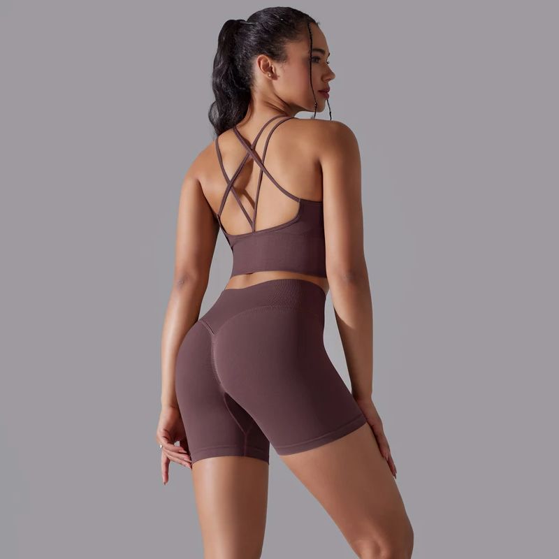 Yoga Fitness Kleidung - 섹시한 요가 세트 여성 Tracksuit 원활한