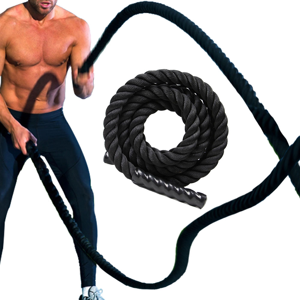 Battle Rope Exercise - 폴리 데크론 배틀 로프 홈짐 피트니스