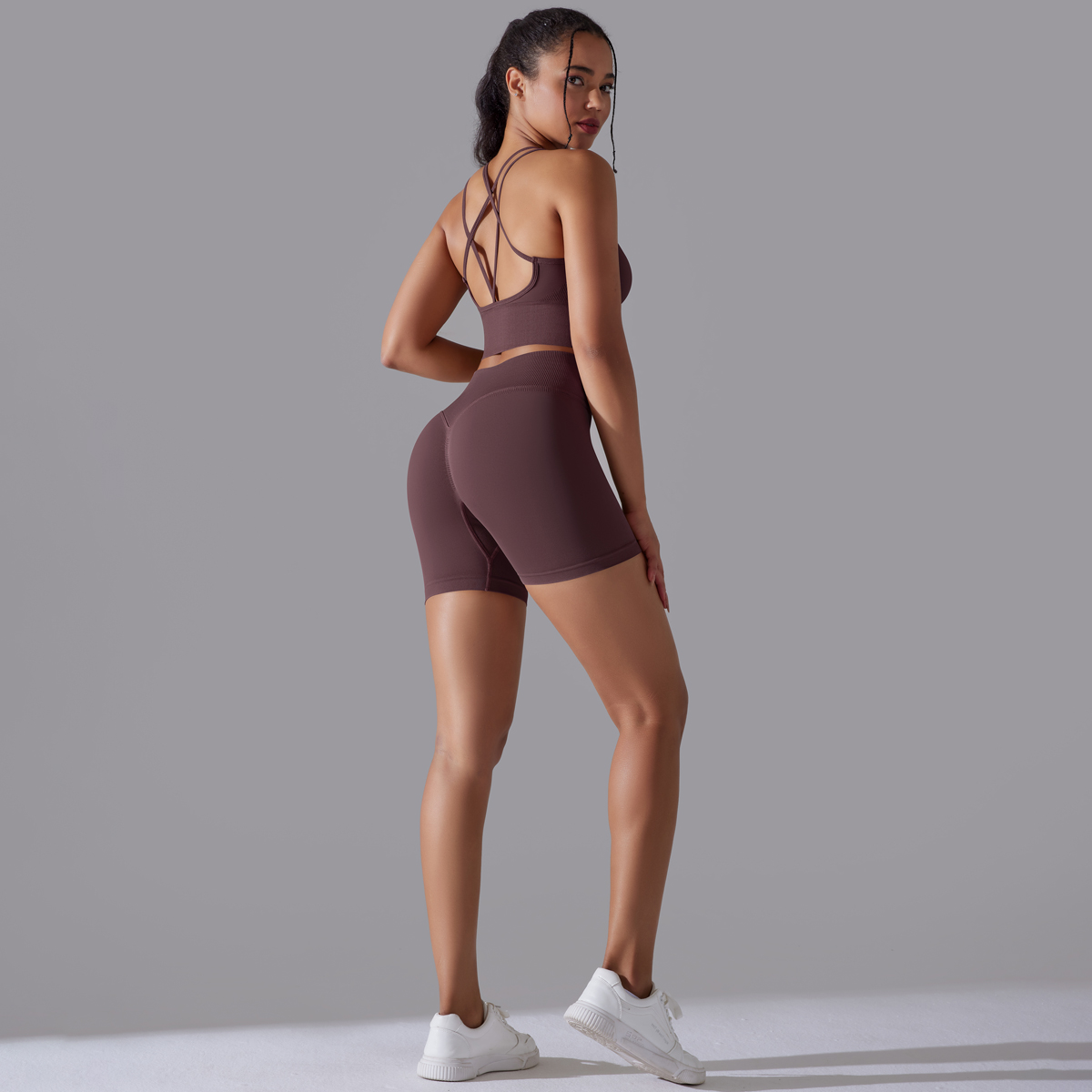 섹시한 요가 세트 여성 Tracksuit 원활한 스포츠 - Yoga Fitness Kleidung 리뷰 및 가격