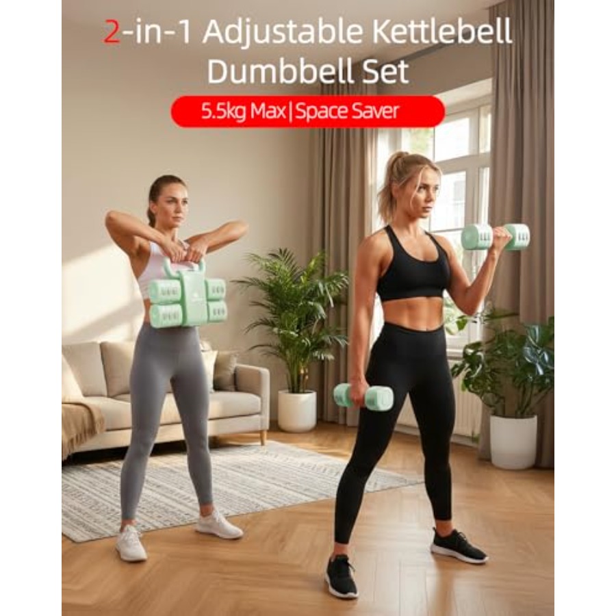 홈짐 덤벨 세트: 4-in-1 조절 가능한 무게추, 케 - Kettlebell 리뷰 및 가격