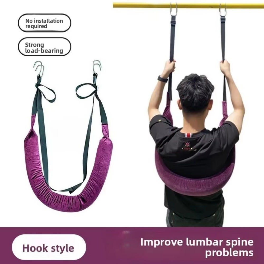 허리 지지대가 있는 행잉 트랙션 벨트, 인체공학적 피트 - Yoga Fitness Bar 리뷰 및 가격