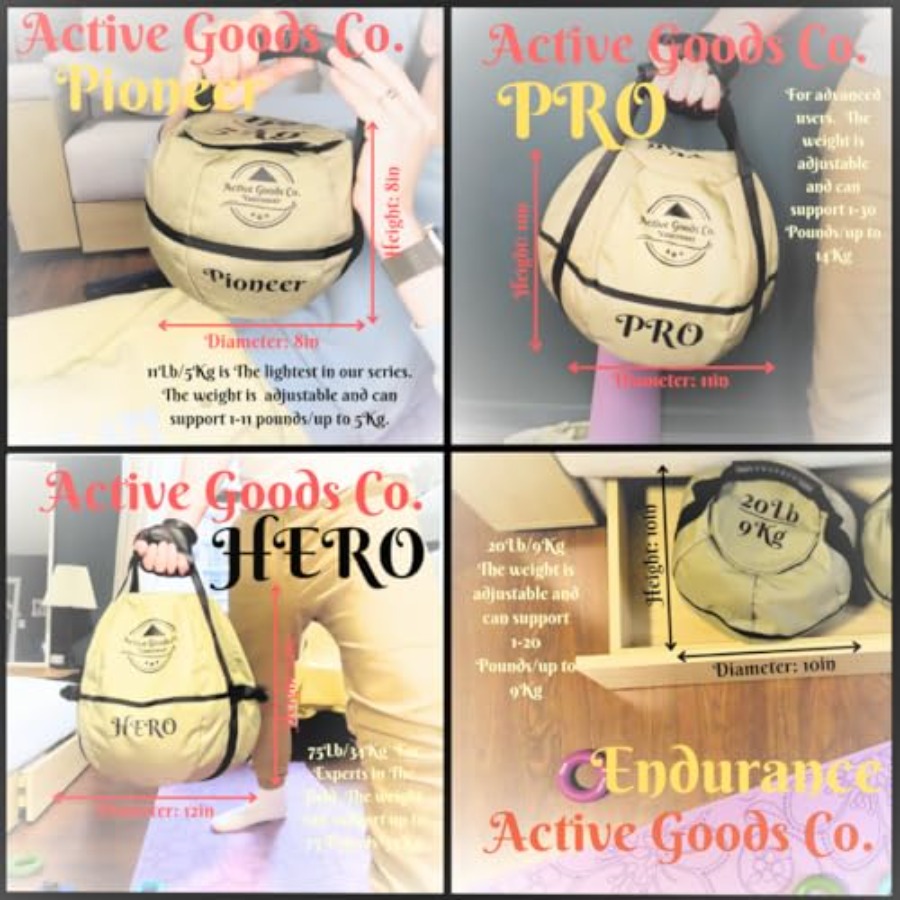 피트니스 운동용 케틀벨 샌드백: 내구성 있는 나일론 원 - Kettlebell 리뷰 및 가격