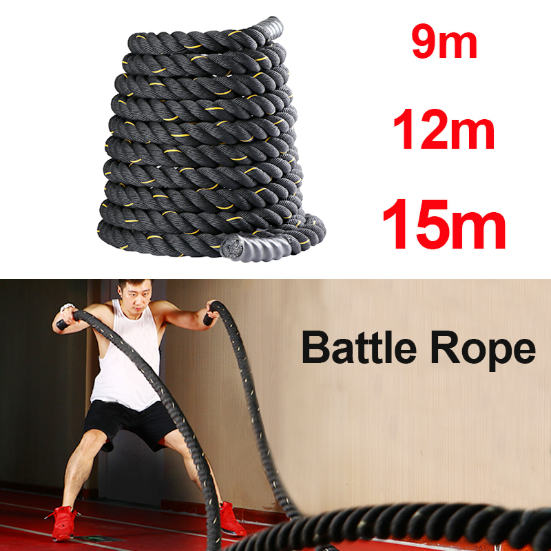 9M/12M/15M 피트니스 배틀 로프 크로스핏 헤비  - Battle Rope Exercise 리뷰 및 가격